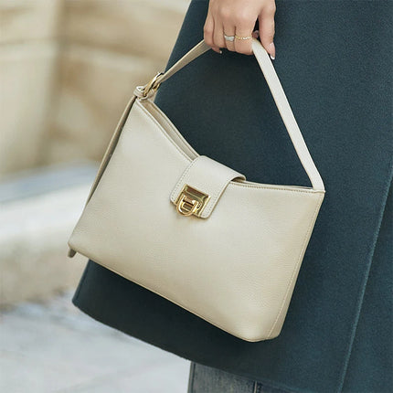 Sac à bandoulière de luxe 100 % cuir véritable