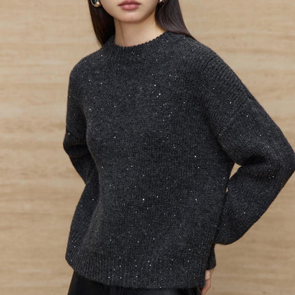 Pull ciel étoilé avec petites perles