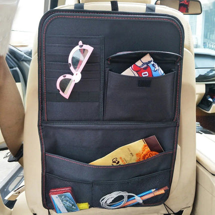 Universal Car Seat Back Organizer with Foldable Dining Tray - Wnkrs