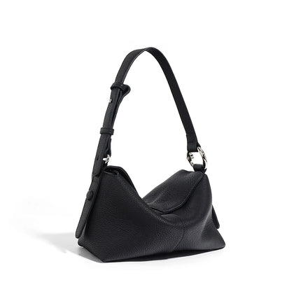 Sac à bandoulière élégant en cuir véritable pour femme