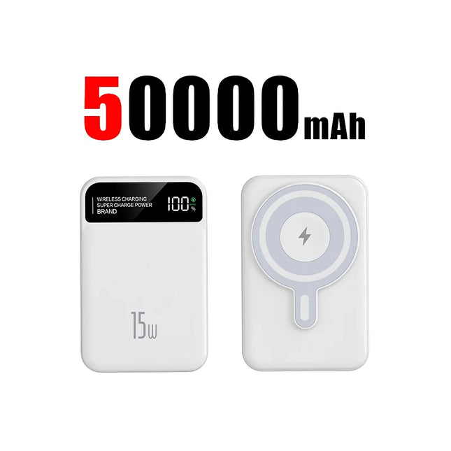 50000mAh Magnetic Wireless Power Bank with Fast Charging