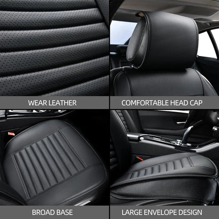 Fundas de asiento de coche universales de lujo con diseño antideslizante