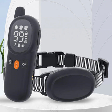 Rechargeable 800M Dog Training Collar with Sound, Vibration & Shock Features - Wnkrs