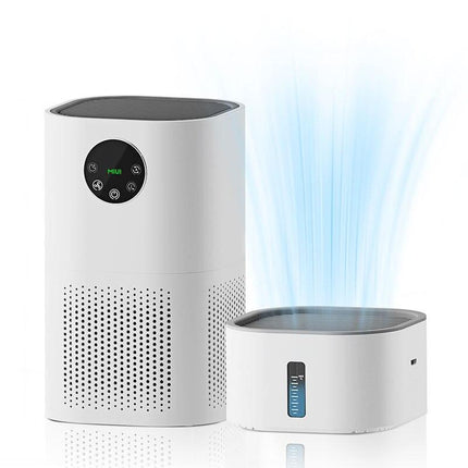 Air Purifier & Humidifier Combo for Home Allergies and Pet Hair