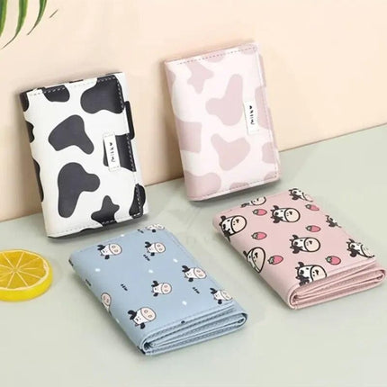 Chic Cow Print Tri-fold Women's Wallet - Wnkrs