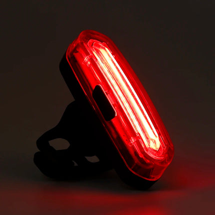 Luz trasera LED para ciclismo nocturno recargable por USB