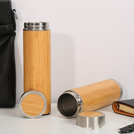 Bamboo Stainless Steel Insulated Bamboo Water Cup - Wnkrs