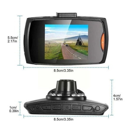 HD Car DVR with Wide-Angle Lens and Built-in Display - Wnkrs