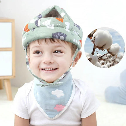 360° Protective Cotton Baby Helmet: Safe & Comfortable Head Cushion for Toddlers