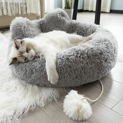 Cama calmante para perros pequeños y gatitos