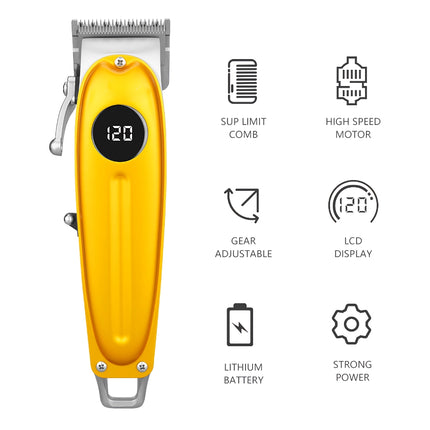 Professional Cordless Hair Clipper for Men