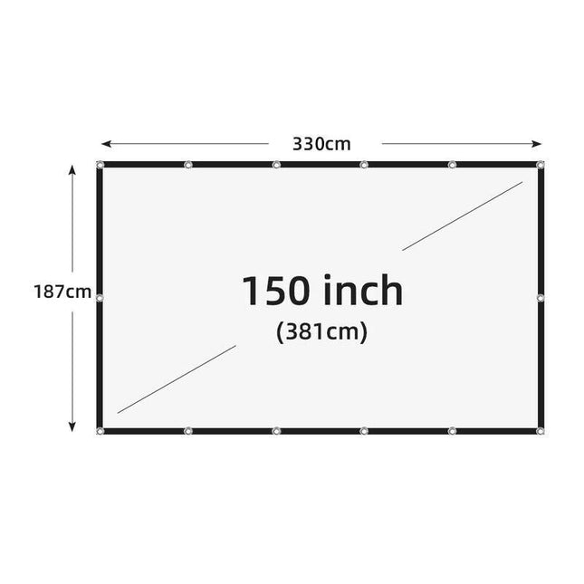 Portable High Density Projector Screen for Outdoor Movies - Wnkrs