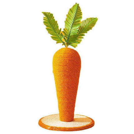 Delightful Carrot Sisal Cat Scratching Post - Wnkrs