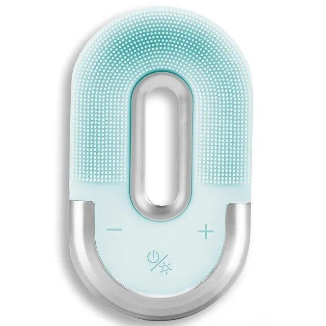 Ultrasonic Silicone Facial Cleansing Brush with Wireless Charging - Wnkrs