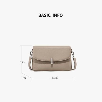 Sac à bandoulière en cuir véritable tendance