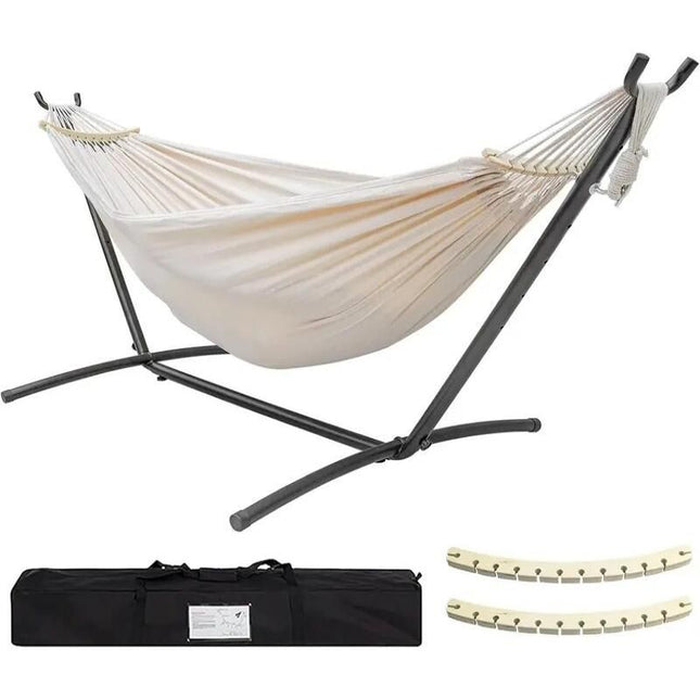 Luxurious Double Hammock with Stand - Wnkrs