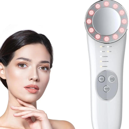 Masajeador facial EMS con vibración y línea V para lifting facial