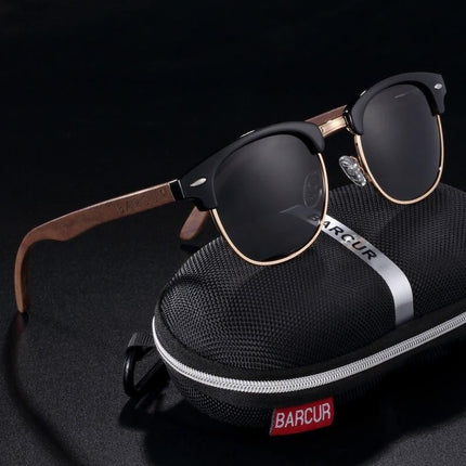 Classic Polarized Wooden Sunglasses - Wnkrs