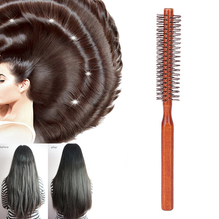 Round Wood Hair Brush