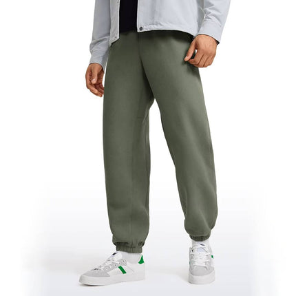 Pantalon de survêtement en coton polaire pour homme