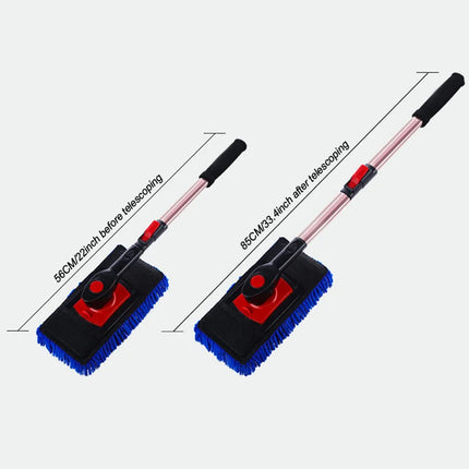 Balai-brosse télescopique pour lavage de voiture