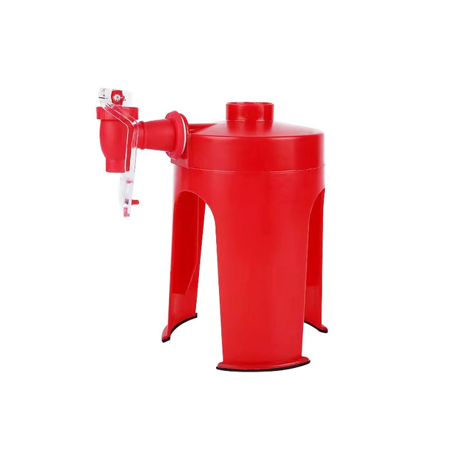 Distributeur de soda à l'envers