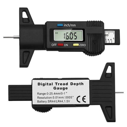 Essential Digital Tire Tread Depth Gauge - Precision Auto Tire Monitoring Tool - Wnkrs