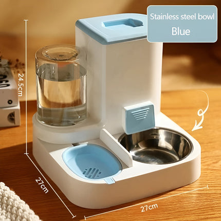 Comedero automático para gatos y dispensador de comida con gran capacidad y diseño de fácil limpieza