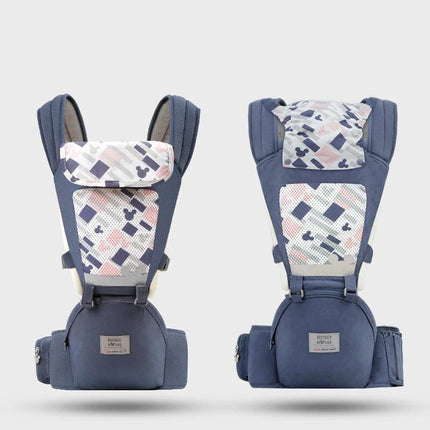 Versatile Baby Carrier with Hip Seat, Breathable & Adjustable Strap - Wnkrs