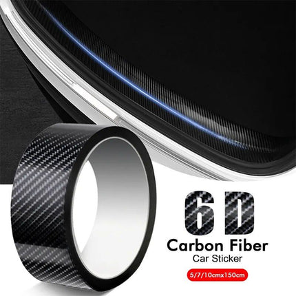 3D Carbon Fiber Car Protection Sticker Tape - DIY Waterproof Anti-Scratch Roll - Wnkrs