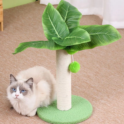 Arbre à chat interactif avec boules suspendues - Jouet pour chat en sisal