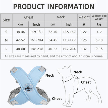 Harnais réglable anti-traction pour chien avec ensemble de laisse