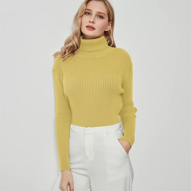 Women's Turtleneck Long Sleeve Sweater