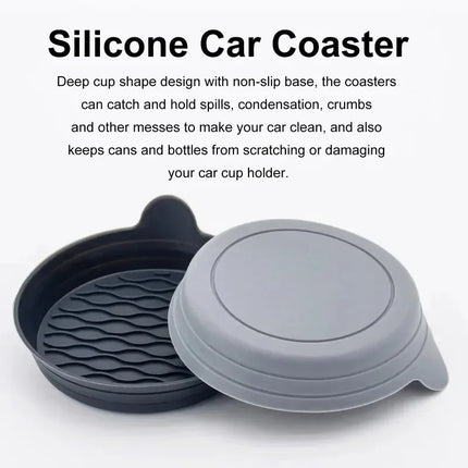 Posavasos universal de silicona antideslizante para coche