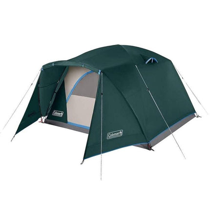 Tente de camping Skydome avec vestibule de protection contre les intempéries