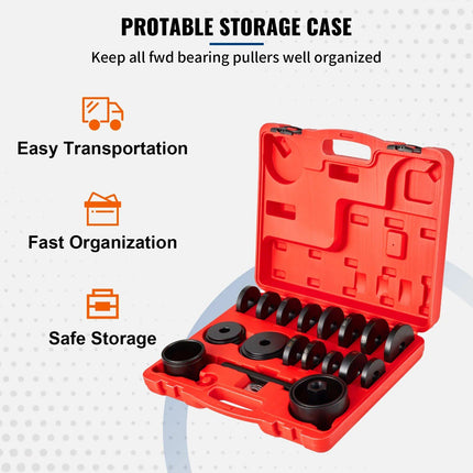 23-Piece FWD Bearing Puller Kit - Wnkrs