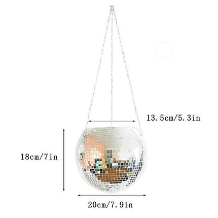 Disco Ball Hanging Planter