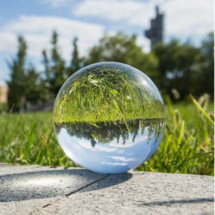 Crystal Ball On A Wooden Stand - Wnkrs