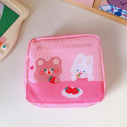 Korean Cartoon Bear Sanitary Napkin Organizer - Wnkrs