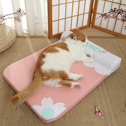 Lit confortable pour animaux de compagnie avec oreiller