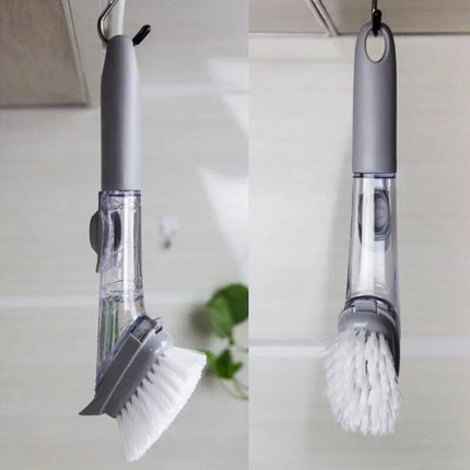 Multi-Functional Kitchen Cleaning Brush with Refillable Soap Dispenser - Wnkrs