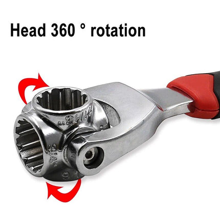 8-in-1 Multifunctional Rotating Socket Wrench - Universal, Non-Slip Grip Tool - Wnkrs