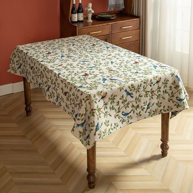 Elegante mantel de jacquard estilo country americano