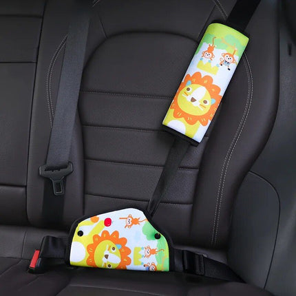 Kid's Comfort Car Seatbelt Protector with Cartoon Design - Wnkrs