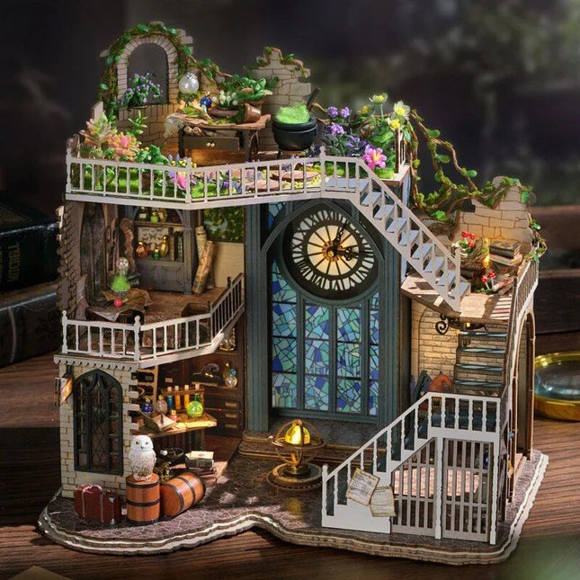 Enchanting Cathedral Miniature Dollhouse Kit - Wnkrs