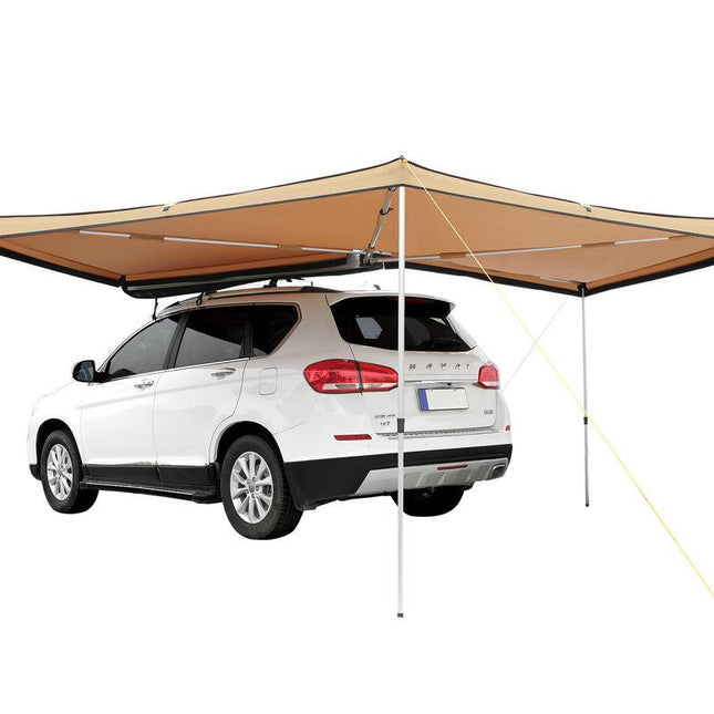 Toldo lateral retráctil para automóvil de 270°, resistente al agua y a los rayos UV50+