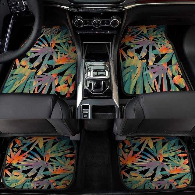 Plant Print Universal Beach Car Mats - Wnkrs