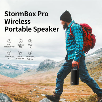 Pro Portable Bluetooth Speaker 360° Sound IP67 Waterproof Outdoor Wireless Speaker