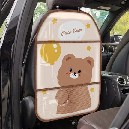 Waterproof Cartoon Car Seat Back Protector for Kids - Wnkrs