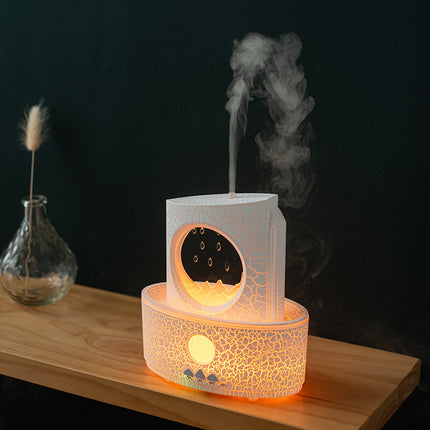 Difusor de aroma ultrasónico y humidificador Rain Cloud con luz LED de 3 colores y control remoto